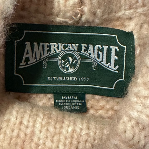 American Eagle cable knit sweater, Medium - Picture 2 of 5